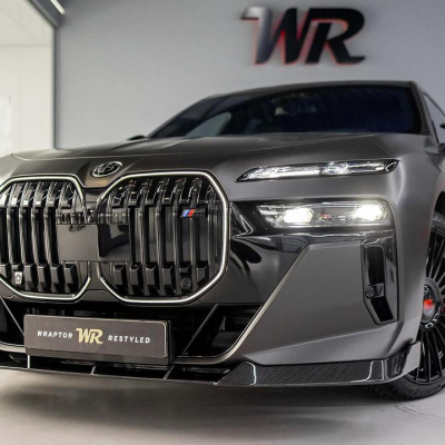 Обвес карбон совместно с Wraptor