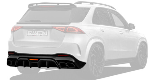 Diffuser for Mercedes-benz GLE V167