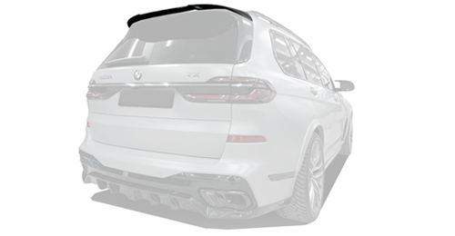 Карбоновый верхний спойлер для BMW X7 LCI