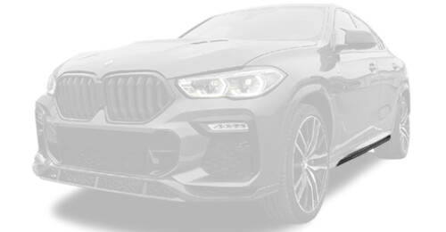 Carbon side skirts for BMW X6 G06 / X6M F96