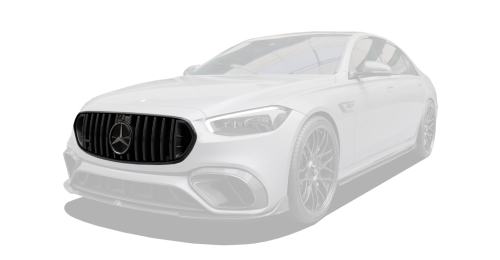 Carbon front bumper grille for Mercedes-Benz S63 W223