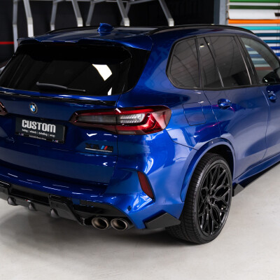 BMW X5M F95 Blue by Custom Tuning