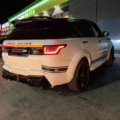 White Range Rover Sport from Kazakhstan