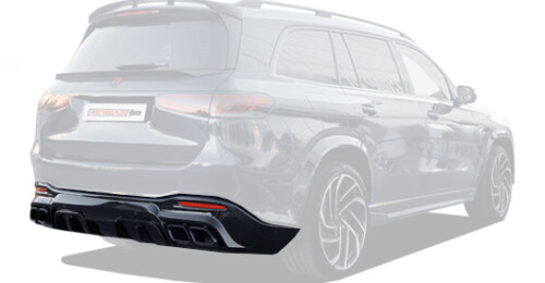 Carbon diffuser for Mercedes-benz GLS X167