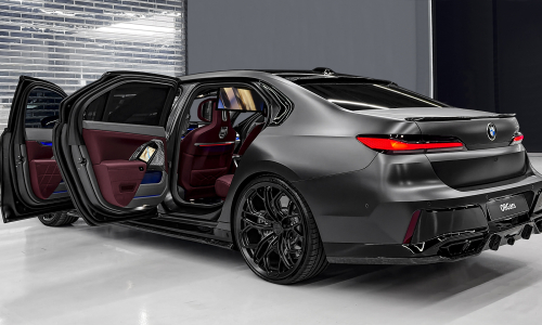 Brilliant forged carbon body kit and forged 22» wheels for BMW 760i