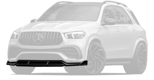 Front bumper splitter for Mercedes-Benz GLE V167