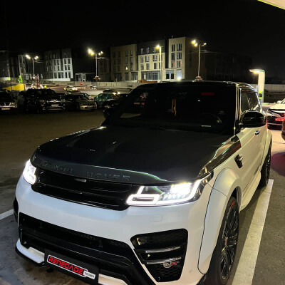 White Range Rover Sport from Kazakhstan