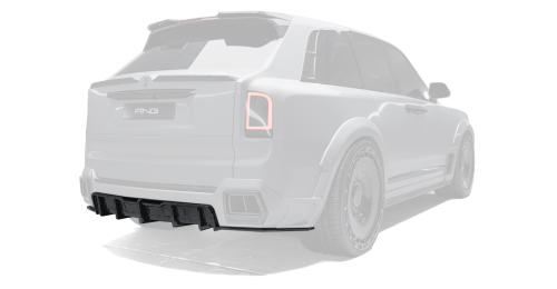 Carbon rear bumper diffuser for Rolls-Royce Cullinan 2025