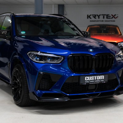 BMW X5M F95 Blue by Custom Tuning