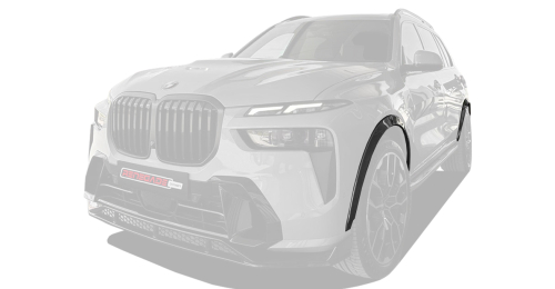 Carbon wide body extensions for BMW X7 LCI
