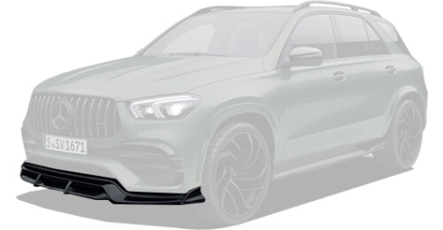 Carbon front bumper insert for Mercedes-Benz GLE V167