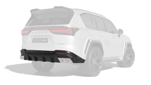 Rear bumper diffuser
