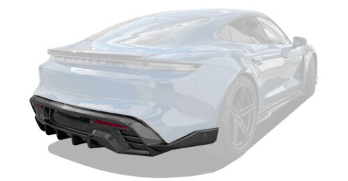 Carbon heckdiffusor für Porsche Taycan