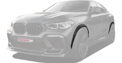 Karosserieverbreiterungen aus Carbon für BMW X6M F96