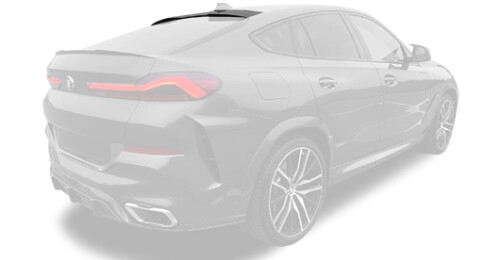 Карбоновый спойлер для BMW X6 G06 верхний
