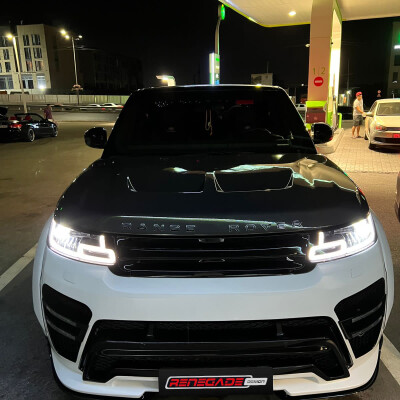 White Range Rover Sport from Kazakhstan