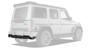 Rear bumper diffuser