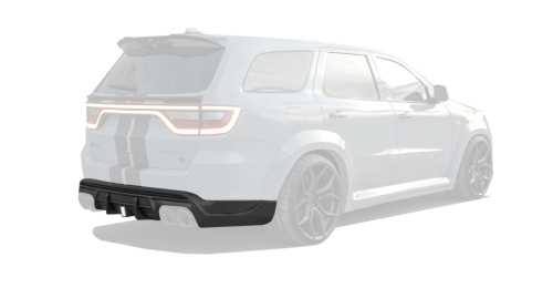 Diffuser with exhaust tips and stoplight for Dodge Durango