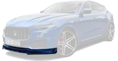 Front bumper splitter for Maserati Levante
