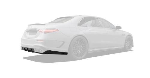 Carbon rear bumper diffuser for Mercedes-Benz S63 W223