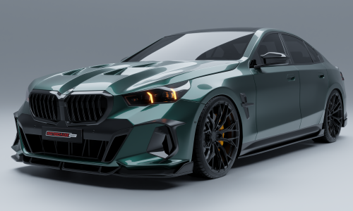Brilliant forged carbon body kit and forged 22» wheels for BMW 760i