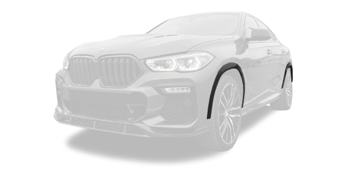 Wide body extensions for BMW X6 G06