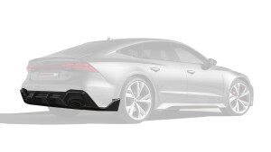 Rear bumper diffuser