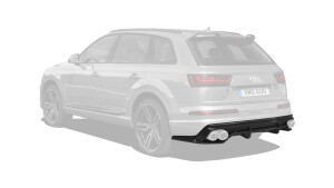 Rear bumper diffuser