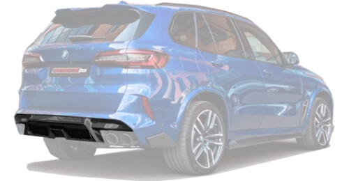 Carbon difúzor für BMW X5M F95