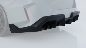 Rear bumper diffuser