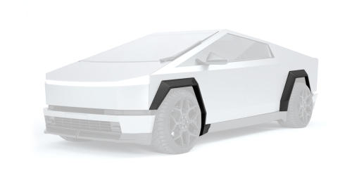 Wide body extensions for Tesla Cybertruck