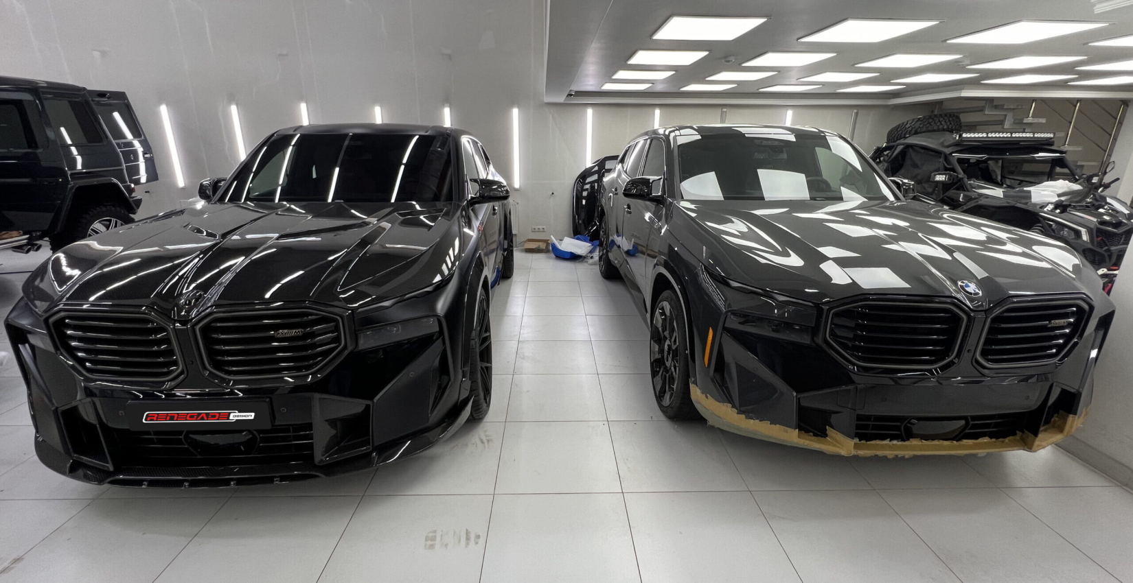 Полностью карбоновый BMW XM с новым капотом
