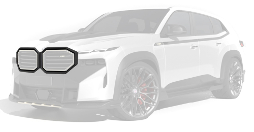 Carbon grille trim for BMW XM