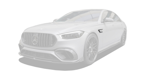 Carbon front fender inserts for Mercedes-Benz S63 W223