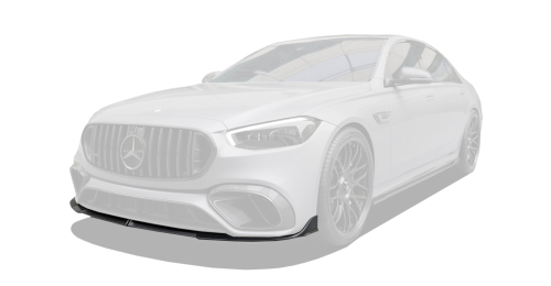Carbon front bumper splitter for Mercedes-Benz S63 W223