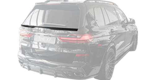 Carbon rear spoiler for BMW X7