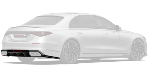 Carbon diffuser for Mercedes-Benz 223